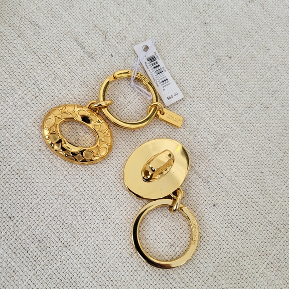 Coach Gold Keychain - Picture 3 of 3